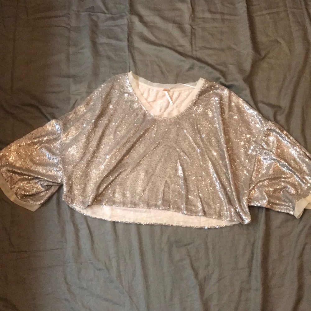 Free People sequined top